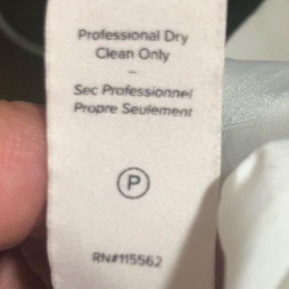 Cinq A Sept White Josie Asymmetrical Stitch Raw Seam Sleeveless Dress Size 4 - Picture 11 of 11